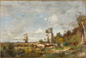 Wypas bydła w Holandii autorstwa Emil Jakob Schindler