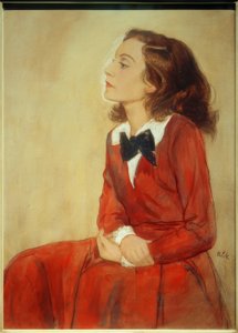 Elisabeth Bergner, portret / rysunek v. E. Orlika