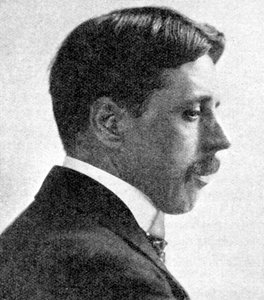Arnold Bennett, powieściopisarz o pięciu miastach, 1923.
