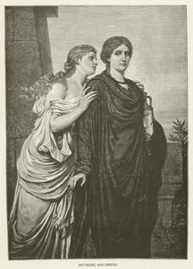 Antygona i Ismene autorstwa Emil Teschendorff