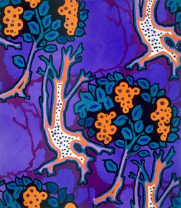 Projekt z „New Floral Designs and Colours”, opublikowany 1925 (kolor lito) autorstwa Émile Allain Séguy