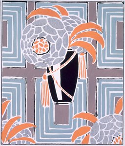 Kwiaty i liście, opublikowana ok. 1925 (kolor lito) autorstwa Émile Allain Séguy