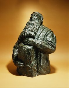 Rodin spogląda wstecz; Rodin pochyla się do tyłu, 1909 autorstwa Emile Antoine Bourdelle