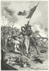 Napoleon Bonaparte na moście w Arcole