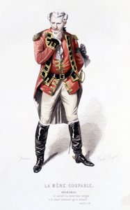 Całe dzieło Beaumarchais (1732-1799) Edouarda Fourniera. rysunek Emile