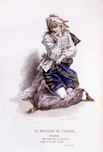 Całe dzieło Beaumarchais (1732-1799) Edouarda Fourniera. rysunek Emile