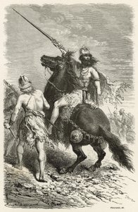 Wojownicy w epoce żelaza autorstwa Emile Antoine Bayard