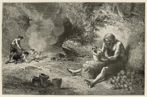 Pierwszy garncarz autorstwa Emile Antoine Bayard