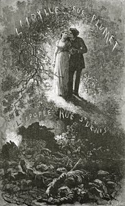 Mariusz i Cosette, XIX w. (rycina bw) autorstwa Emile Antoine Bayard