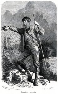 Portret turysty angielskiego autorstwa Emile