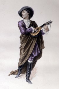 Hrabia Almaviva, postać Cyrulika Sewilli de Beaumarchais (1732 - 1799) utworzona w 1773 roku. Ilustracja Emile Bayard.