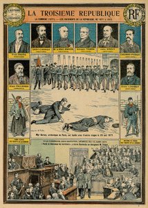 III Rzeczpospolita i jej prezydenci 1871-1913 - Komuna 1871 - stracono prałata Darbois, archeweka Paryża, rozstrzelano wraz z innymi zakładnikami 28 maja 1871 r. - posiedzenie 16 czerwca 1871 r. w Izbie Deputowanych: „Oto wyzwoliciel autorstwa Emile Antoine Bayard