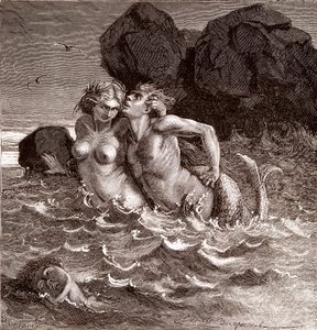 Syrena autorstwa Emile Antoine Bayard