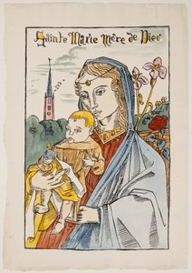 Święta Maria, Matka Boża z lilią autorstwa Emile Bernard