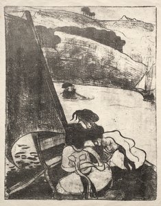 Les Bretonneries: Powrót z pielgrzymki autorstwa Emile Bernard