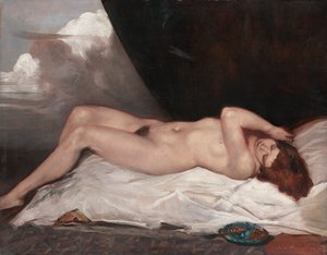 Akt z kubkiem wiśni, 1933
