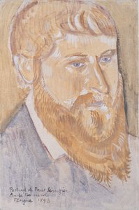 Portret Paula Serusiera, 1893 autorstwa Emile Bernard