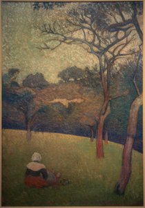 Siedząca Bretonka autorstwa Emile Bernard