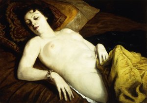 Śpiąca nago z bransoletką; Bransoletka Nu Couche au, 1930