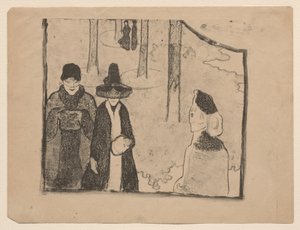 Spacer autorstwa Emile Bernard