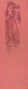 Kobieta w mufce (La Dame au Manchon) autorstwa Emile Bernard