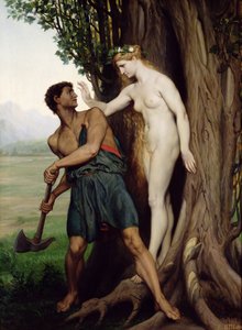 Hamadriada, 1870 autorstwa Emile Bin