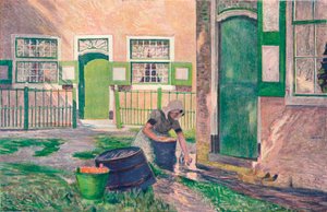 Farma w Zud-Beveland, c1899 autorstwa Emile Claus