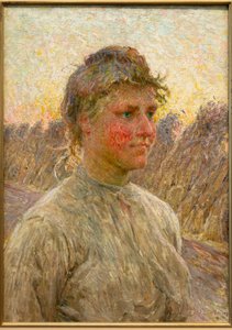 Żona młodego farmera autorstwa Emile Claus