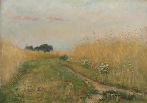 Letni krajobraz - Pole zboża autorstwa Emile Claus