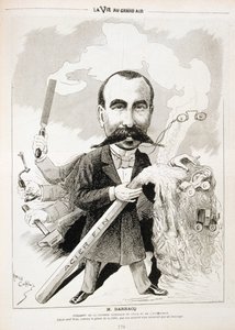 Pierre-Alexander Darracq, francuski producent samochodów, 1901 autorstwa Emile Cohl