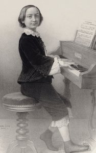 Portret skrzypka i kompozytora Henri Kettena 1848-1883. autorstwa Emile Desmaisons