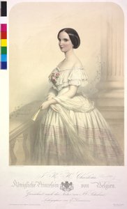 Królewska księżniczka Belgii I K. H. Charlotte autorstwa Emile Desmaisons