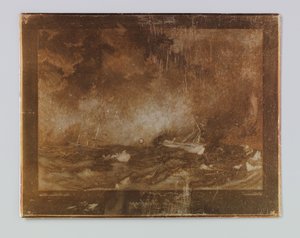 Wrak statku Le Naufrage autorstwa Emile Frédéric Salmon (signed by artist)