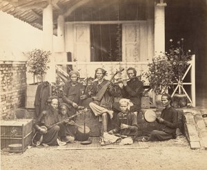 Muzycy annamscy, Sajgon, Cochinchina, 1866.