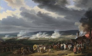 Bitwa pod Jemappes. 1821 autorstwa Emile Jean Horace Vernet