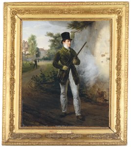 Gabriel Delessert w stroju strzeleckim autorstwa Emile Jean Horace Vernet