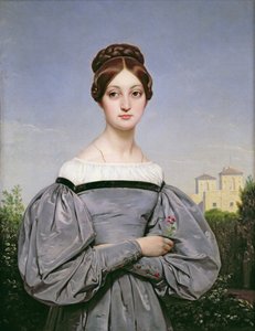 Portret Louise Vernet (1814-45), córka artysty