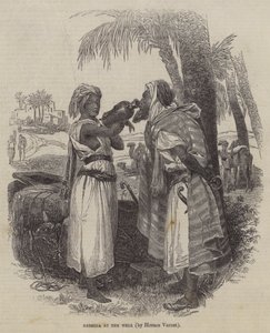 Rebecca przy studni autorstwa Emile Jean Horace Vernet