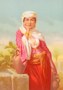 Kobieta z Samarii autorstwa Emile Jean Horace Vernet