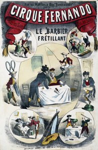 Cirque Fernando: The Writing Barber – plakat Lévy