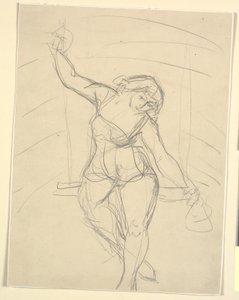 Artystka siedzi na trapezie autorstwa Emile Othon Friesz