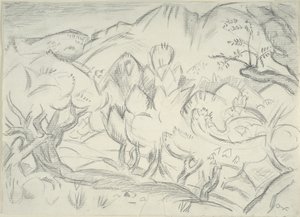 Krajobraz, Cassis autorstwa Emile Othon Friesz