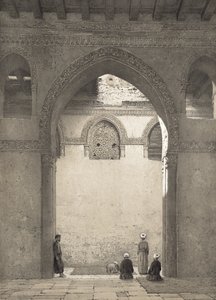 Meczet DAhmed-Ibn-Toulon, ryty przez Philippe Benoist (1813-1905) 1877 autorstwa Emile Prisse dAvennes