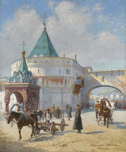 Widok Moskwy autorstwa Émile Schmidt Wehrlin