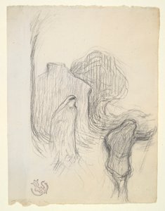 Studium mistycznego krajobrazu w Meudon autorstwa Emile Schuffenecker
