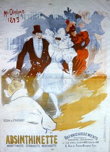 Reklama „Absintine” autorstwa Emile Tabouret