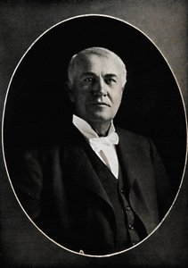 Thomas Edison, Czarnoksiężnik z Zachodu, ok. 1880, 1914. autorstwa Emilie Bieber