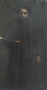 Autoportret, Emilio Rizzi (olej na płótnie) autorstwa Emilio Rizzi