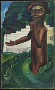 Powitanie Potlaczu, ok. 1928 r. (olej na płótnie)