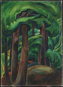 Western Forest, ok. 1931 r. (olej na płótnie)